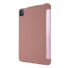 Load image into Gallery viewer, For iPad Pro 11 (2020) PC + PU Leather Tablet Case with Three-folding Holder, For iPad Pro 11 (2020)