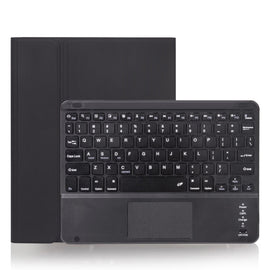 X-11BC Skin Plain Texture Detachable Bluetooth Keyboard Tablet Case for iPad Pro 11 inch 2020 / 2018, with Touchpad & Pen Slot