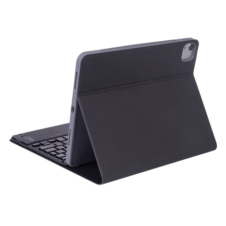 X-11BC Skin Plain Texture Detachable Bluetooth Keyboard Tablet Case for iPad Pro 11 inch 2020 / 2018, with Touchpad & Pen Slot