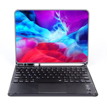 Load image into Gallery viewer, X-11BC Skin Plain Texture Detachable Bluetooth Keyboard Tablet Case for iPad Pro 11 inch 2020 / 2018, with Touchpad &amp; Pen Slot