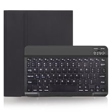 Load image into Gallery viewer, X-11B Skin Plain Texture Detachable Bluetooth Keyboard Tablet Case for iPad Pro 11 inch 2020 / 2018, with Pen Slot, Black Keyboard