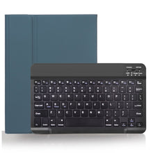 Load image into Gallery viewer, X-11B Skin Plain Texture Detachable Bluetooth Keyboard Tablet Case for iPad Pro 11 inch 2020 / 2018, with Pen Slot, Black Keyboard