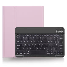 Load image into Gallery viewer, X-11B Skin Plain Texture Detachable Bluetooth Keyboard Tablet Case for iPad Pro 11 inch 2020 / 2018, with Pen Slot, Black Keyboard