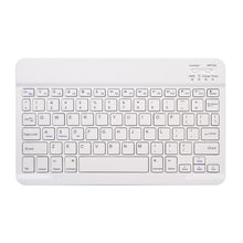 Load image into Gallery viewer, X-11B Skin Plain Texture Detachable Bluetooth Keyboard Tablet Case for iPad Pro 11 inch 2020 / 2018, with Pen Slot, White Keyboard
