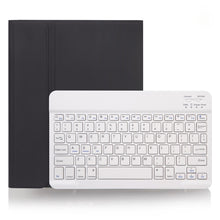 Load image into Gallery viewer, X-11B Skin Plain Texture Detachable Bluetooth Keyboard Tablet Case for iPad Pro 11 inch 2020 / 2018, with Pen Slot, White Keyboard