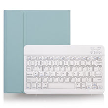 Load image into Gallery viewer, X-11B Skin Plain Texture Detachable Bluetooth Keyboard Tablet Case for iPad Pro 11 inch 2020 / 2018, with Pen Slot, White Keyboard