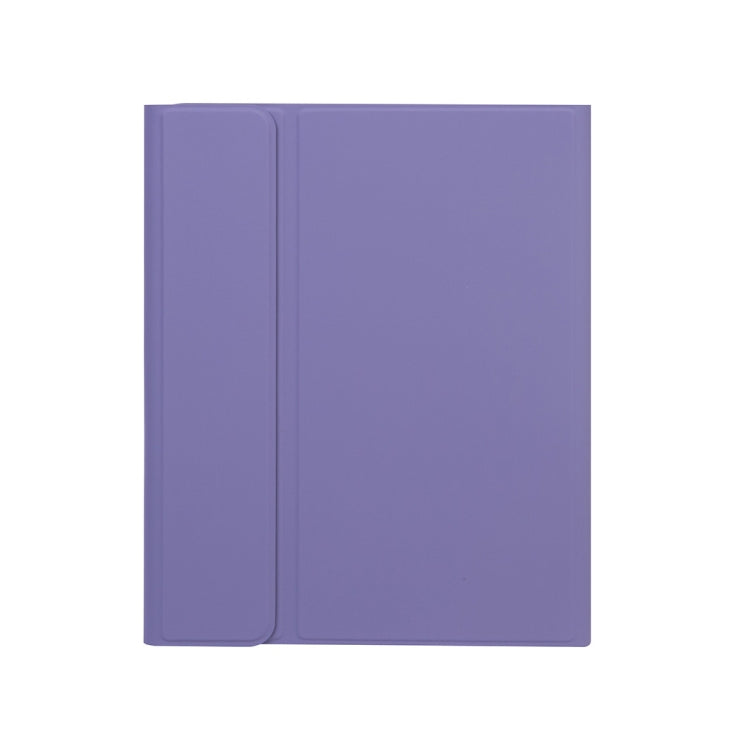 X-11B Skin Plain Texture Detachable Bluetooth Keyboard Tablet Case for iPad Pro 11 inch 2020 / 2018, with Pen Slot