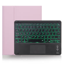 Load image into Gallery viewer, X-11BCS Skin Plain Texture Detachable Bluetooth Keyboard Tablet Case for iPad Pro 11 inch 2020 / 2018, with Touchpad &amp; Pen Slot &amp; Backlight