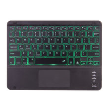 Load image into Gallery viewer, X-11BCS Skin Plain Texture Detachable Bluetooth Keyboard Tablet Case for iPad Pro 11 inch 2020 / 2018, with Touchpad &amp; Pen Slot &amp; Backlight
