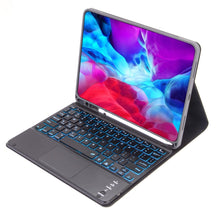 Load image into Gallery viewer, X-11BCS Skin Plain Texture Detachable Bluetooth Keyboard Tablet Case for iPad Pro 11 inch 2020 / 2018, with Touchpad &amp; Pen Slot &amp; Backlight