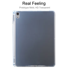 Load image into Gallery viewer, 0.75mm Transparent TPU Protective Case with Pen Slot For iPad Air 2022 / 2020 10.9 / iPad Pro 11 2018