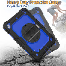 Load image into Gallery viewer, Shockproof Black Silica Gel + Colorful PC Protective Case for iPad Mini 2019 / Mini 4, with Holder &amp; Shoulder Strap &amp; Hand Strap &amp; Pen Slot, iPad Mini 2019 / Mini 4