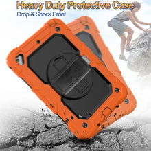 Load image into Gallery viewer, Shockproof Colorful Silica Gel + PC Protective Case for iPad Mini 2019 / Mini 4, with Holder &amp; Shoulder Strap &amp; Hand Strap &amp; Pen Slot