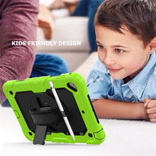 Load image into Gallery viewer, Shockproof Colorful Silica Gel + PC Protective Case for iPad Mini 2019 / Mini 4, with Holder &amp; Shoulder Strap &amp; Hand Strap &amp; Pen Slot, For iPad Mini 2019 / Mini 4