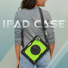 Load image into Gallery viewer, For iPad Pro 11 inch (2018) / Pro 11 inch (2020) Shockproof Black Silica Gel + Colorful PC Protective Tablet Case with Holder &amp; Shoulder Strap &amp; Hand Strap &amp; Pen Slot, iPad Pro 11 inch (2018)
