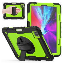 Load image into Gallery viewer, For iPad Pro 11 inch (2018) / Pro 11 inch (2020) Shockproof Black Silica Gel + Colorful PC Protective Tablet Case with Holder &amp; Shoulder Strap &amp; Hand Strap &amp; Pen Slot, iPad Pro 11 inch (2018)