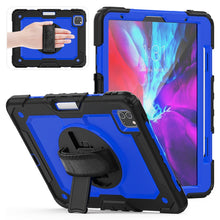 Load image into Gallery viewer, For iPad Pro 11 inch (2018) / Pro 11 inch (2020) Shockproof Black Silica Gel + Colorful PC Protective Tablet Case with Holder &amp; Shoulder Strap &amp; Hand Strap &amp; Pen Slot, iPad Pro 11 inch (2018)