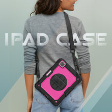 Load image into Gallery viewer, For iPad Pro 11 inch (2018) / Pro 11 inch (2020) Shockproof Black Silica Gel + Colorful PC Protective Tablet Case with Holder &amp; Shoulder Strap &amp; Hand Strap &amp; Pen Slot, iPad Pro 11 inch (2018)