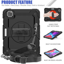 Load image into Gallery viewer, For iPad Pro 11 inch (2018) / Pro 11 inch (2020) Shockproof Colorful Silica Gel + PC Protective Tablet Case with Holder &amp; Shoulder Strap &amp; Hand Strap &amp; Pen Slot, For iPad Pro 11 inch (2018)