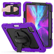 Load image into Gallery viewer, For iPad Pro 11 inch (2018) / Pro 11 inch (2020) Shockproof Colorful Silica Gel + PC Protective Tablet Case with Holder &amp; Shoulder Strap &amp; Hand Strap &amp; Pen Slot, For iPad Pro 11 inch (2018)