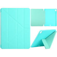 Load image into Gallery viewer, Millet Texture PU+ Silicone Full Coverage Leather Case with Multi-folding Holder for iPad Air (2020) 10.9 inch, For iPad Air (2020) 10.9 inch