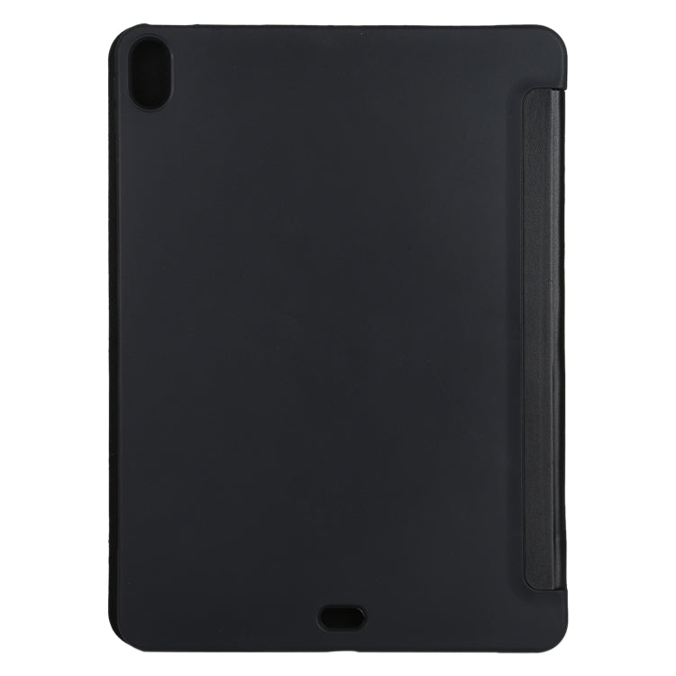 Millet Texture PU+ Silicone Full Coverage Leather Case with Multi-folding Holder for iPad Air (2020) 10.9 inch