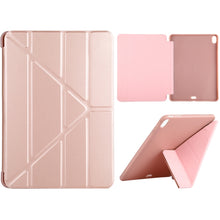 Load image into Gallery viewer, Millet Texture PU+ Silicone Full Coverage Leather Case with Multi-folding Holder for iPad Air (2020) 10.9 inch, For iPad Air (2020) 10.9 inch
