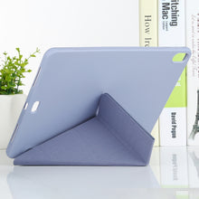 Load image into Gallery viewer, Millet Texture PU+ Silicone Full Coverage Leather Case with Multi-folding Holder for iPad Air (2020) 10.9 inch, For iPad Air (2020) 10.9 inch