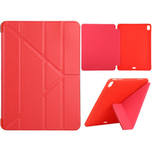 Load image into Gallery viewer, Millet Texture PU+ Silicone Full Coverage Leather Case with Multi-folding Holder for iPad Air (2020) 10.9 inch, For iPad Air (2020) 10.9 inch