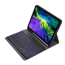 Load image into Gallery viewer, A11BS Ultra-thin ABS Detachable Bluetooth Keyboard Tablet Case with Backlight &amp; Pen Slot &amp; Holder for iPad Pro 11 2022 / 2021 / Air 5 / Air 4, For iPad Pro 11 2022 / 2021 / Air 5 / Air 4
