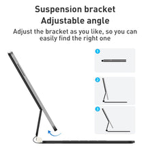 Load image into Gallery viewer, T89 Magic Suspended Bluetooth Keyboard Leather Case For iPad Pro 11 2022 / 2021 / 2020 / 2018, For iPad Pro 12.9 2022 / 2021 / 2020 / 2018
