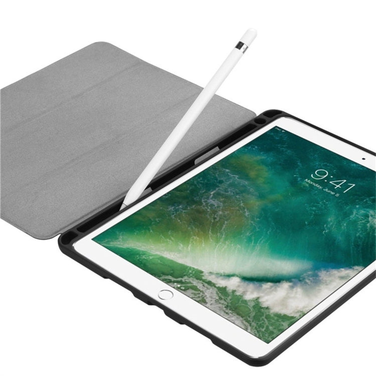 Custer Texture Horizontal Flip Leather Case for iPad Pro 10.5 Inch / iPad Air (2019), with Three-folding Holder & Pen Slot