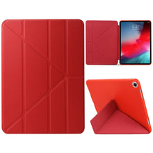 Load image into Gallery viewer, Millet Texture PU+ Silica Gel Full Coverage Leather Case for iPad Air (2019) / iPad Pro 10.5 inch, with Multi-folding Holder