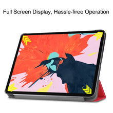 Load image into Gallery viewer, Custer Texture Horizontal Flip PU Leather Case for iPad Air 13 2024 / iPad Pro 12.9 inch (2018), with Three-folding Holder &amp; Sleep / Wake-up Function