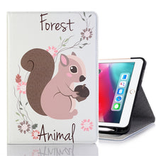 Load image into Gallery viewer, Squirrel Pattern Horizontal Flip Leather Case for iPad Air 11 2024 / iPad Pro 11 inch (2018),with Card Slots &amp; Holder &amp; Wallet &amp; Photo Frame &amp; Pen slot