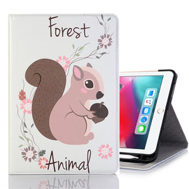 Squirrel Pattern Horizontal Flip Leather Case for iPad Air 11 2024 / iPad Pro 11 inch (2018),with Card Slots & Holder & Wallet & Photo Frame & Pen slot