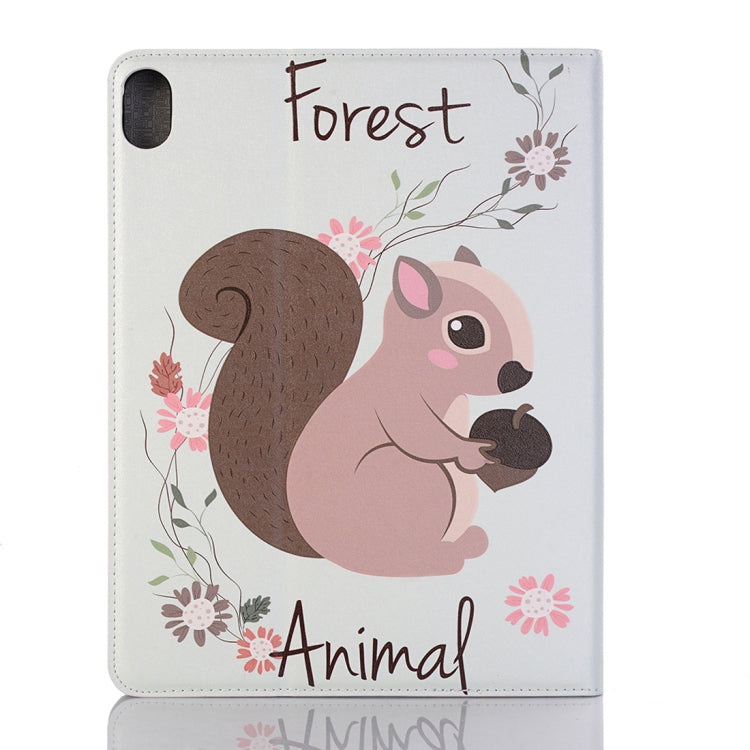 Squirrel Pattern Horizontal Flip Leather Case for iPad Air 11 2024 / iPad Pro 11 inch (2018),with Card Slots & Holder & Wallet & Photo Frame & Pen slot
