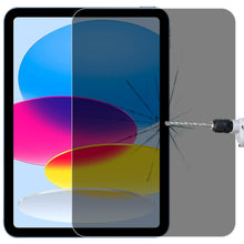 Load image into Gallery viewer, For iPad 10th Gen 10.9 2022 0.33mm 9H 2.5D Privacy Explosion-proof Tempered Glass Film, For iPad 10th Gen 10.9 2022