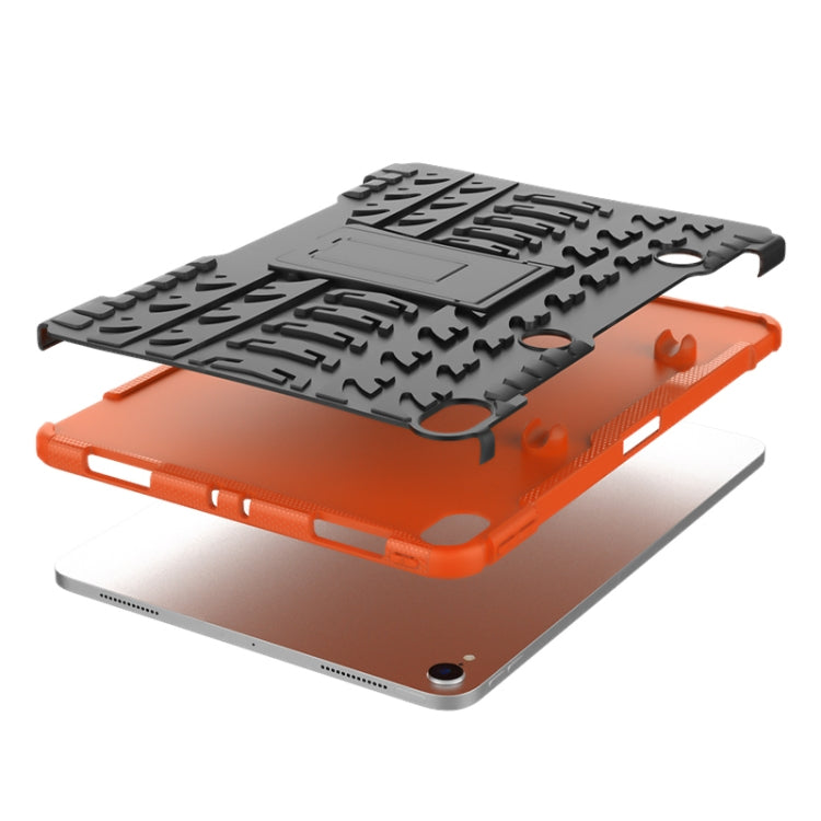 Tire Texture TPU+PC Shockproof Case for iPad Pro 11 inch (2018), with Holder & Pen Slot