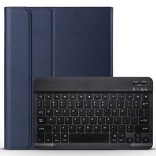 Load image into Gallery viewer, Detachable Bluetooth Keyboard + Brushed Texture Horizontal Flip Leather Tablet Case with Holder for iPad Pro 11 inch (2018)