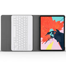 Load image into Gallery viewer, Detachable Bluetooth Keyboard + Brushed Texture Horizontal Flip Leather Tablet Case with Holder for iPad Pro 11 inch (2018)