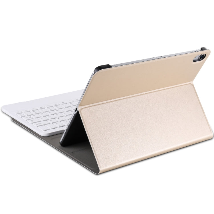 Detachable Bluetooth Keyboard + Brushed Texture Horizontal Flip Leather Tablet Case with Holder for iPad Pro 11 inch (2018)