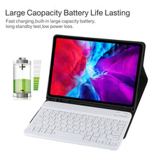 Load image into Gallery viewer, TG11B Detachable Bluetooth White Keyboard + Microfiber Leather Tablet Case for iPad Pro 11 inch (2020), with Pen Slot &amp; Holder, White Keyboard