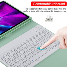 Load image into Gallery viewer, TG11B Detachable Bluetooth White Keyboard + Microfiber Leather Tablet Case for iPad Pro 11 inch (2020), with Pen Slot &amp; Holder, White Keyboard