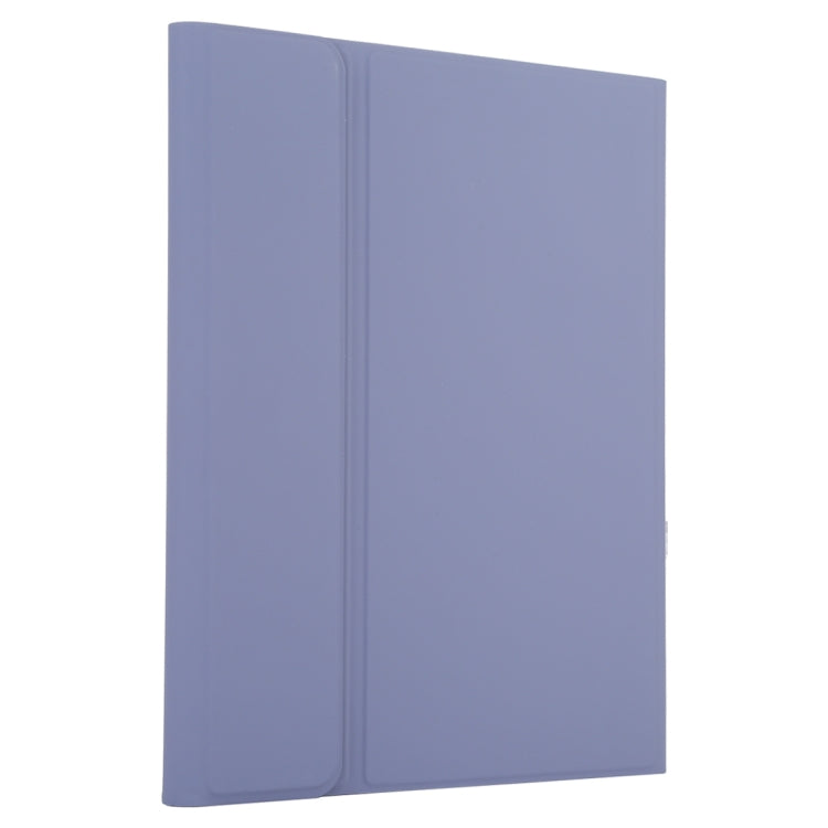 TG11B Detachable Bluetooth White Keyboard + Microfiber Leather Tablet Case for iPad Pro 11 inch (2020), with Pen Slot & Holder