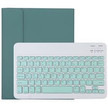 Load image into Gallery viewer, TG11B Detachable Bluetooth Green Keyboard + Microfiber Leather Tablet Case for iPad Pro 11 inch (2020), with Pen Slot &amp; Holder