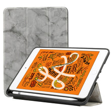 Load image into Gallery viewer, Marble Texture Pattern Horizontal Flip Leather Case for iPad Mini 2019, with Three-folding Holder &amp; Pen Slot &amp; Sleep / Wake-up Function, For iPad Mini 2019