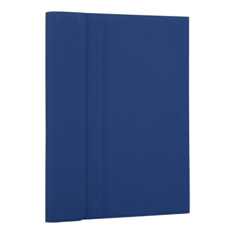 T129 Detachable Bluetooth White Keyboard Microfiber Leather Tablet Case for iPad Pro 12.9 inch (2020), with Holder