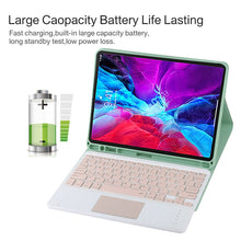 Load image into Gallery viewer, TG11BC Detachable Bluetooth Pink Keyboard Microfiber Leather Tablet Case for iPad Pro 11 inch (2020), with Touchpad &amp; Pen Slot &amp; Holder