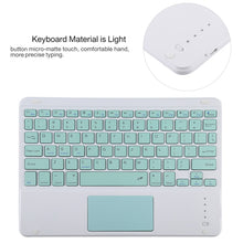 Load image into Gallery viewer, TG11BC Detachable Bluetooth Green Keyboard Microfiber Leather Tablet Case for iPad Pro 11 inch (2020), with Touchpad &amp; Pen Slot &amp; Holder, Green Keyboard